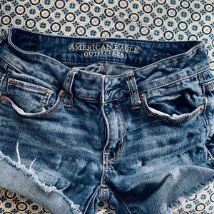 Jean shorts size 2 cut-offs American eagle